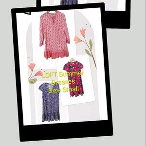 LOFT Summer Dresses Size Small Bundle